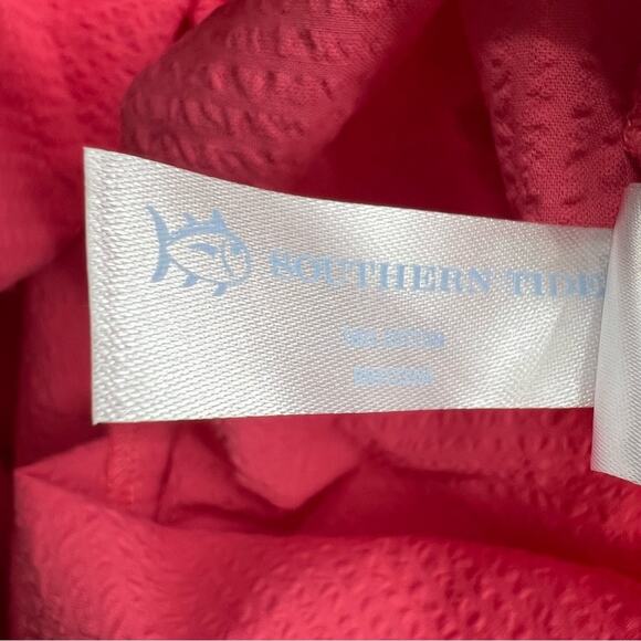 NWT Southern Tide Calan Washed A-Line Seersucker Dress - Camelia Rose Pink Sz S - Picture 6 of 9